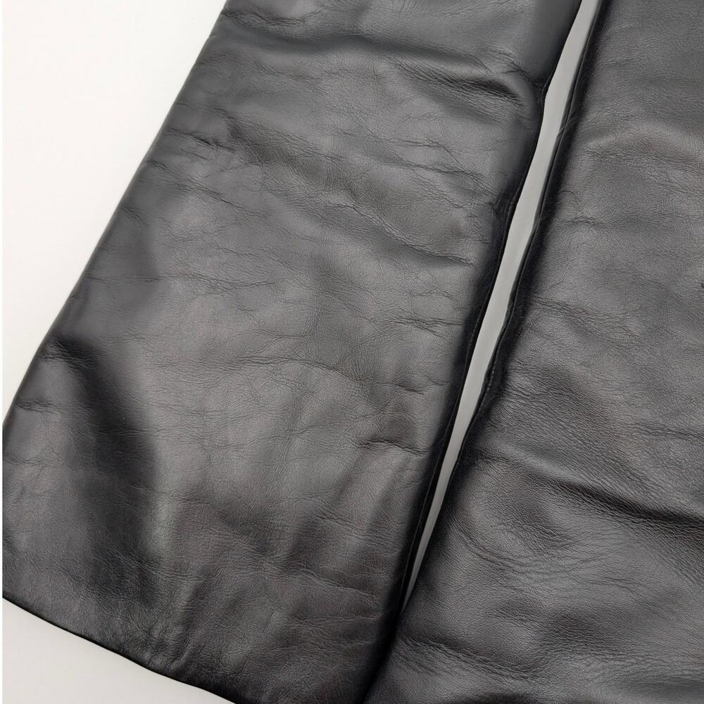 Black Suede Studio Kath 80 Knee High Boots Women's Black Leather Size US7.5 EU38 - Picture 13 of 13
